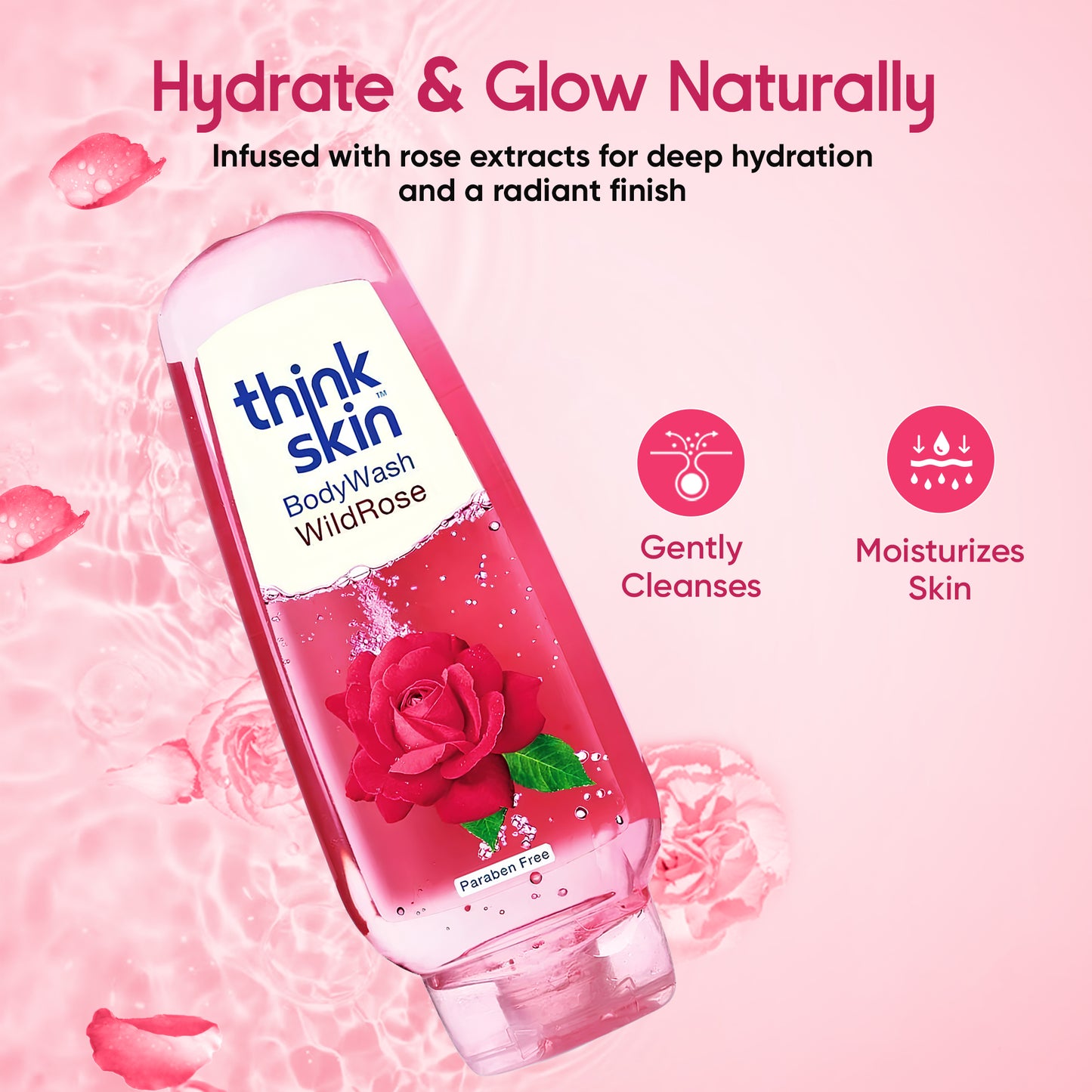 Body Wash Wild Rose 250ml (Pack of 12)