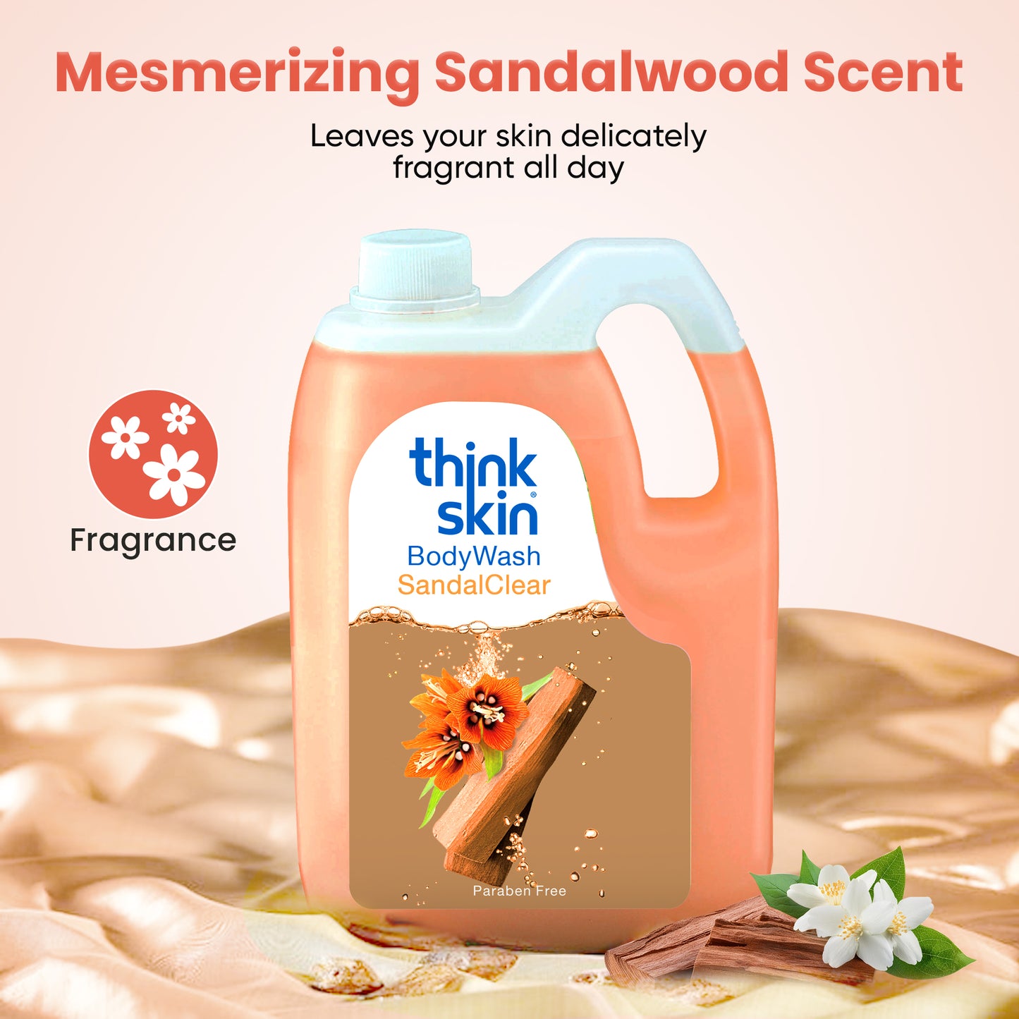 Body Wash Sandal Clear 5 Litre Refill Can