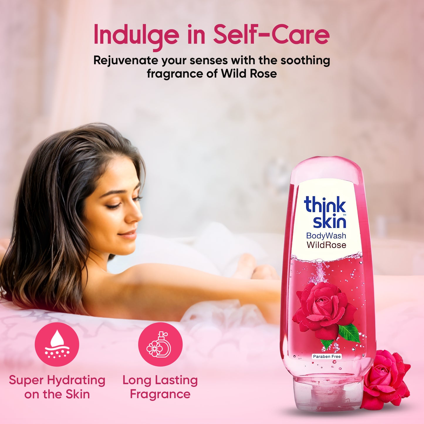 Body Wash Wild Rose 250ml (Pack of 12)