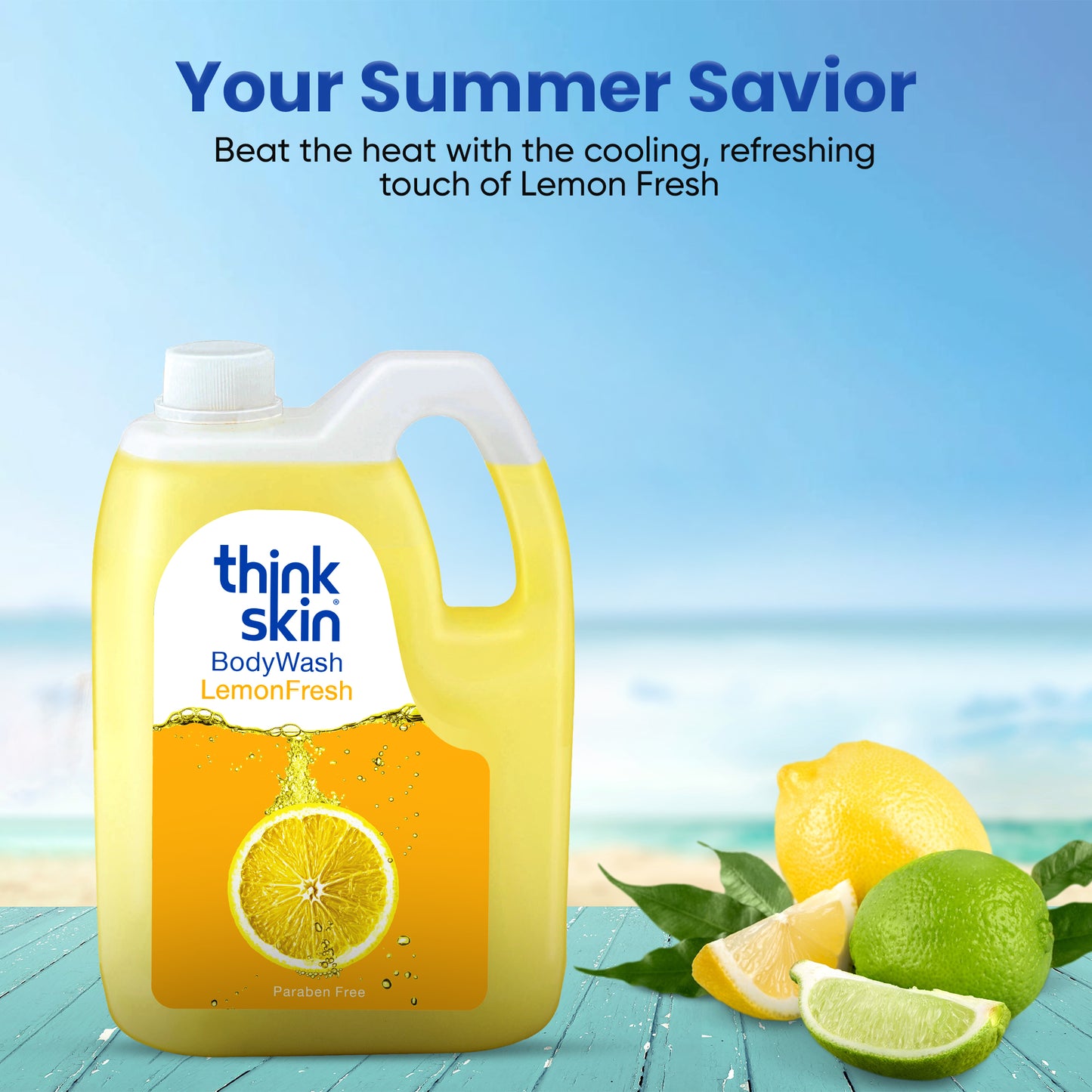 Body Wash Lemon Fresh 5 Litre Refill Can