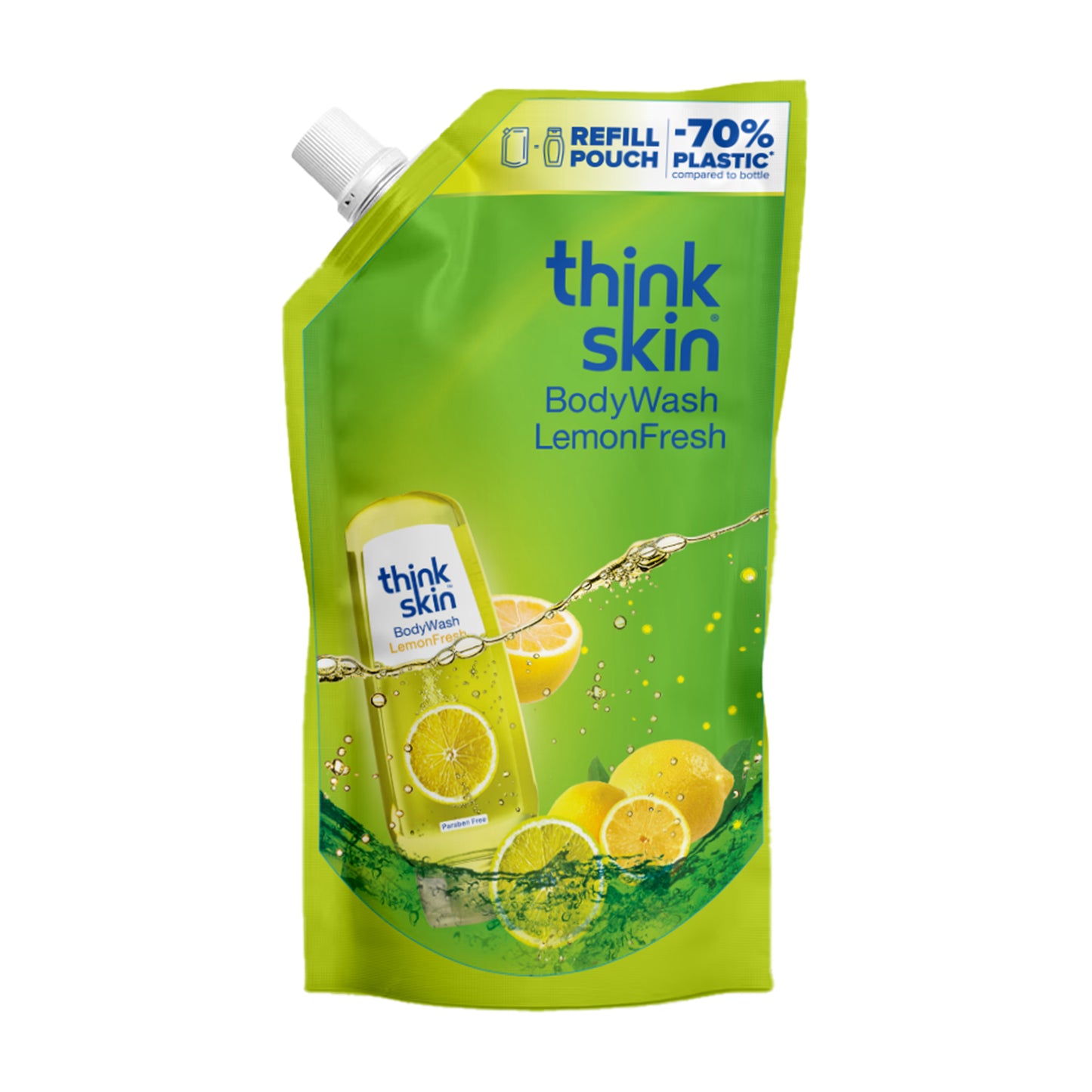 Body Wash Lemon Fresh 1L Refill Pouch (Pack of 2)