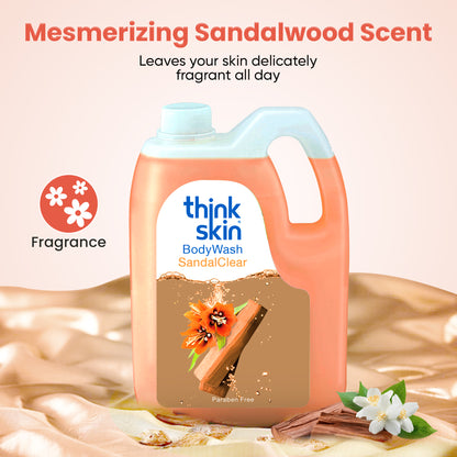 Body Wash Sandal Clear 5 Litre Refill Can