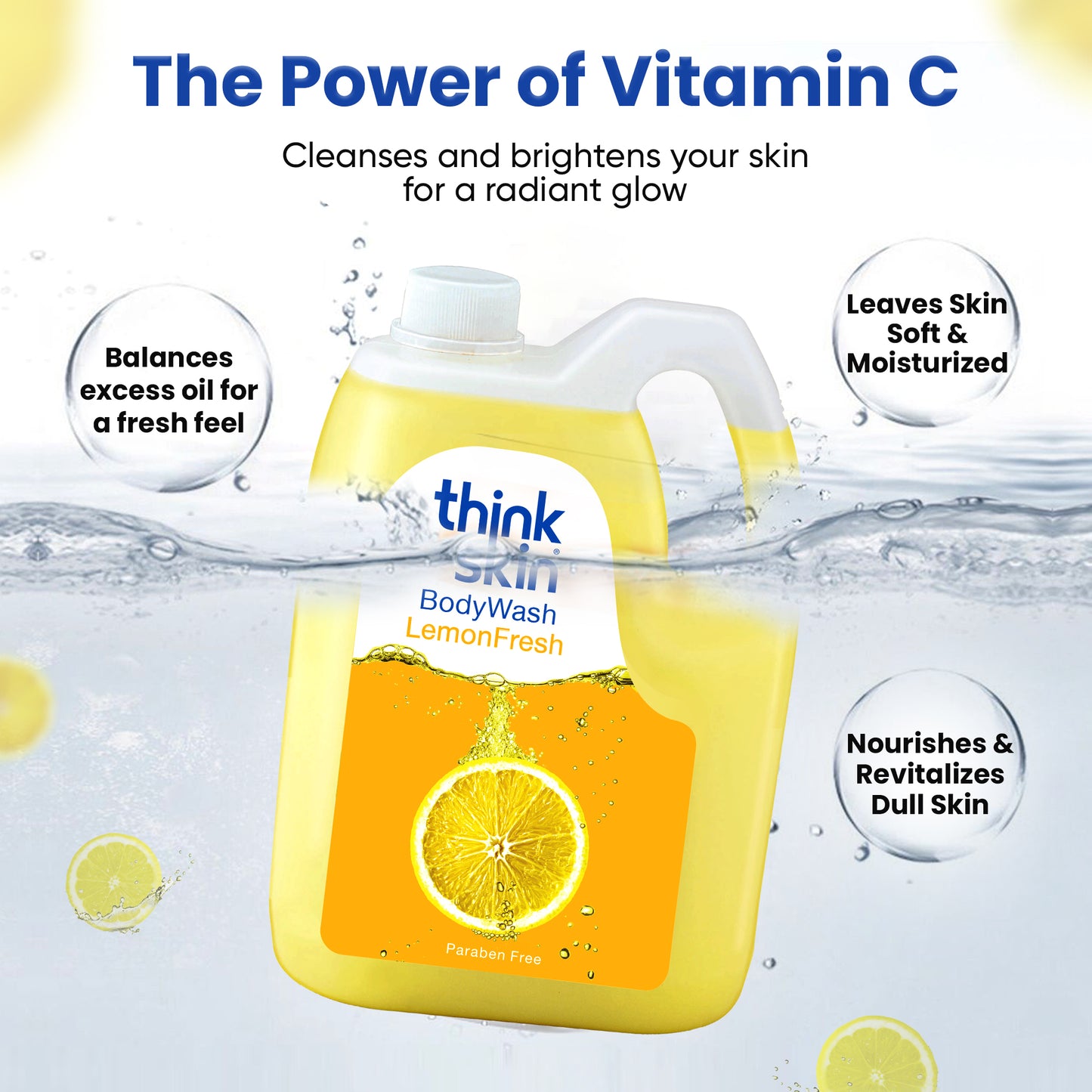 Body Wash Lemon Fresh 5 Litre Refill Can