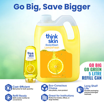 Body Wash Lemon Fresh 5 Litre Refill Can